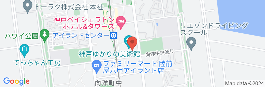 ホテルプラザ神戸の地図