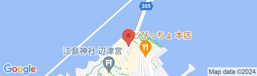 湘南江の島 御料理旅館 恵比寿屋の地図