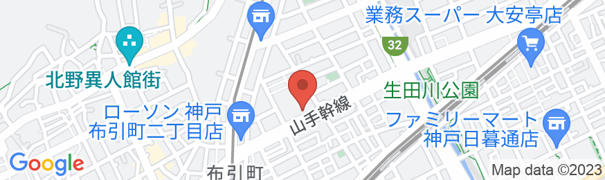 天然温泉 神戸クアハウスの地図