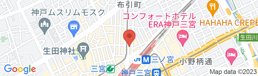 神戸 花ホテルの地図