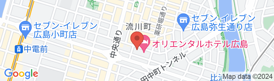 ホテル28広島の地図