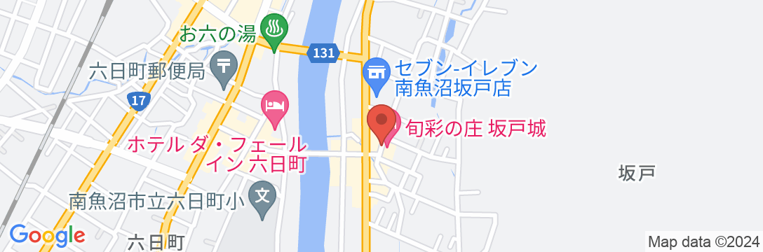 旬彩の庄 坂戸城の地図