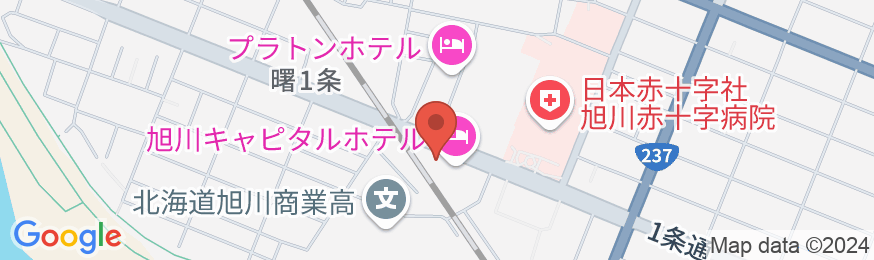 旭川キャピタルホテルの地図