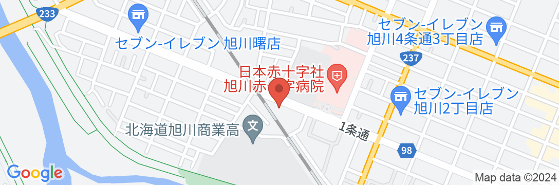 旭川キャピタルホテルの地図