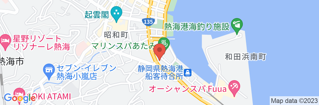 熱海温泉 ホテル サンミ倶楽部の地図