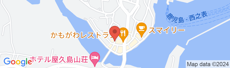 旅館かもめ荘 <屋久島>の地図