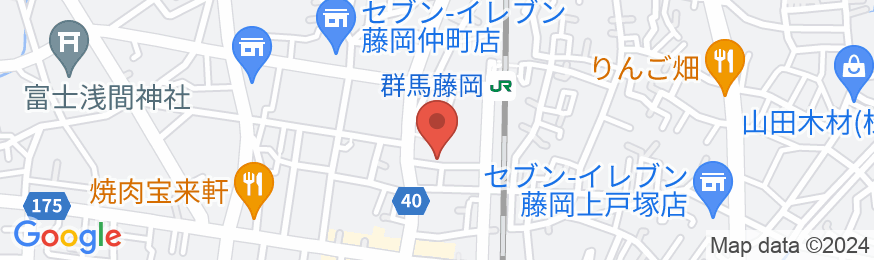 藤岡第一ホテルの地図