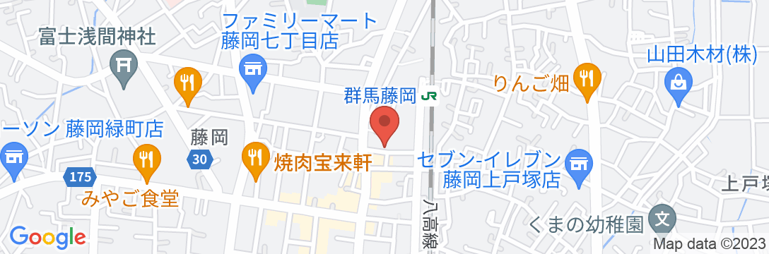 藤岡第一ホテルの地図