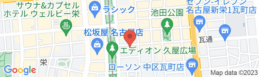 ホテルアスティア 名古屋栄の地図