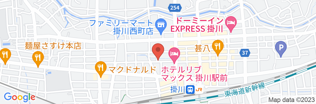 田原屋旅館の地図