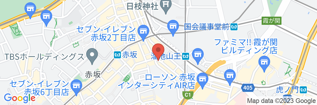 赤坂アーバンホテルの地図