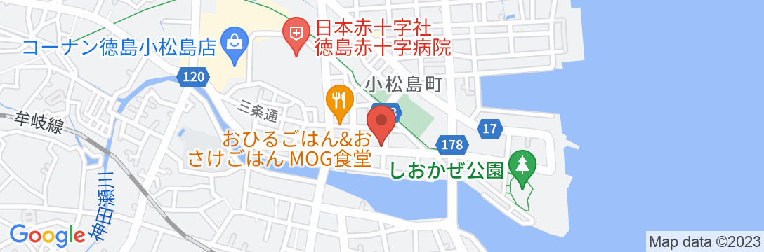 みどり旅館 <徳島県>の地図