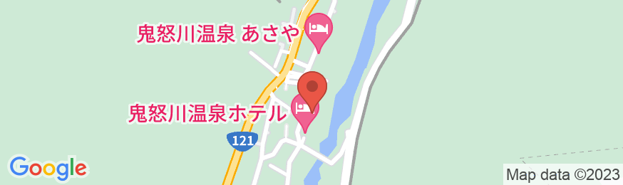 鬼怒川温泉ホテルの地図