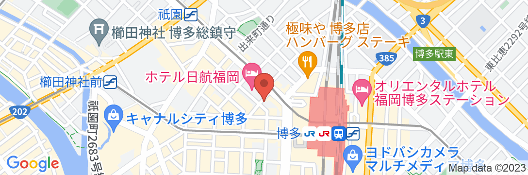 FORZA ホテルフォルツァ博多駅博多口の地図