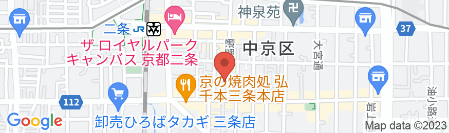 京町家 美福ろうじ屋の地図