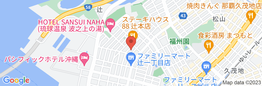 沖縄ホテルプレシアの地図