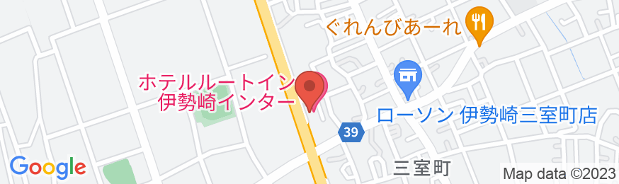 ホテルルートイン伊勢崎インターの地図