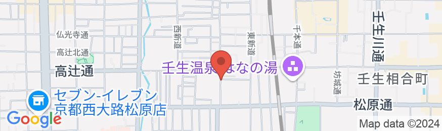 町家小宿 京のおおぞらの地図