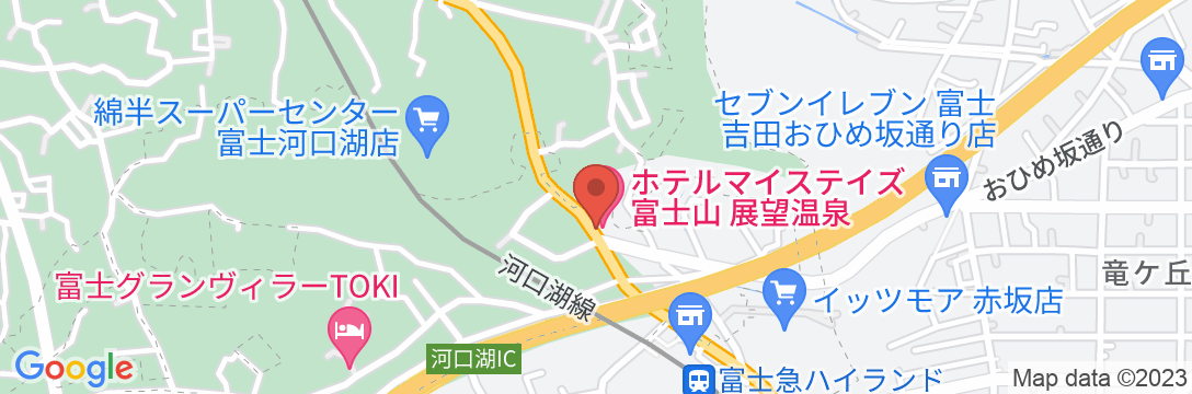 ホテルマイステイズ富士山 展望温泉の地図