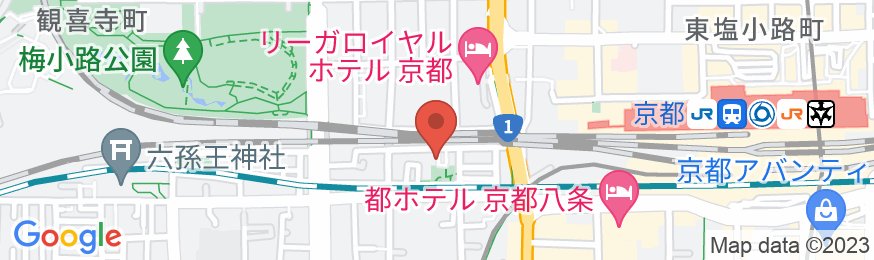 お宿 京都駅Iの地図