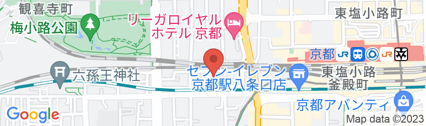お宿 京都駅IIの地図