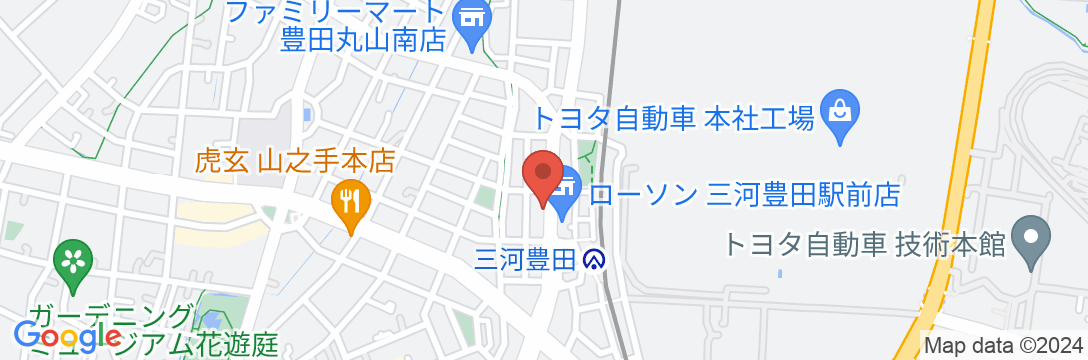 ABホテル三河豊田の地図