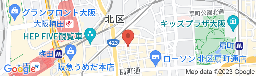 ホテルリブマックス梅田堂山の地図
