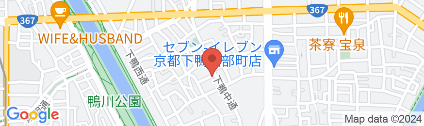 宿ya京都下鴨の地図