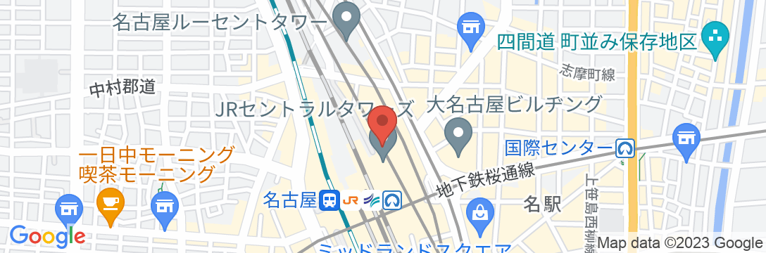 名古屋JRゲートタワーホテルの地図