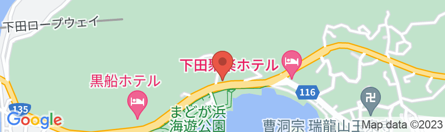 下田オーシャンパークホテルの地図