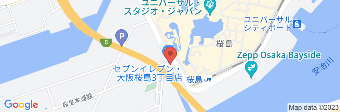 Tabist グローレ大阪の地図