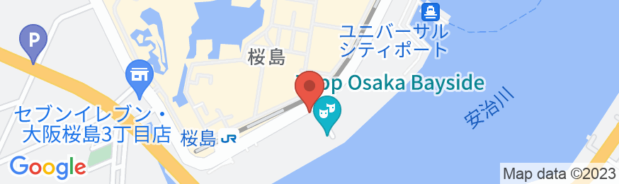 ラ・ジェント・ホテル大阪ベイの地図