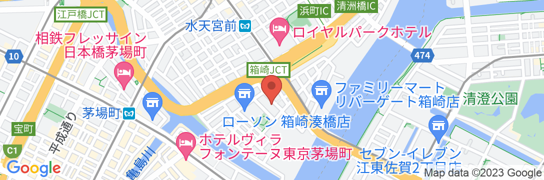 HOTEL AXAS NIHONBASHI(ホテルアクサス日本橋)の地図