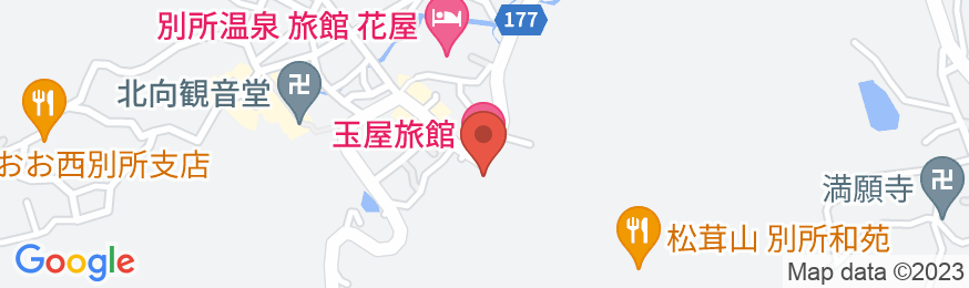 信州別所温泉 玉屋旅館の地図