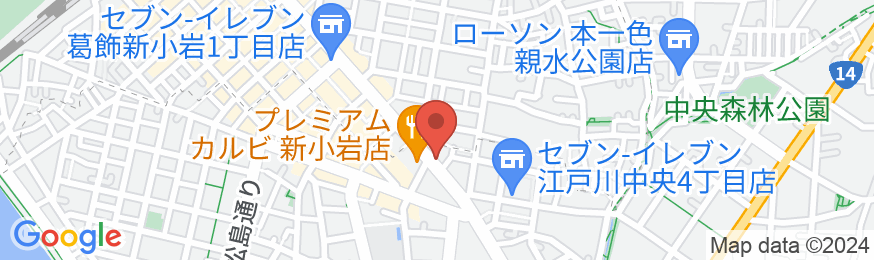 江戸東京ホステルの地図