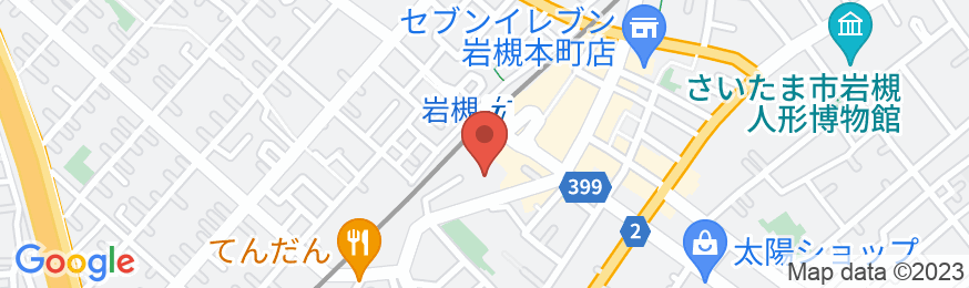 東横INNさいたま岩槻駅前の地図
