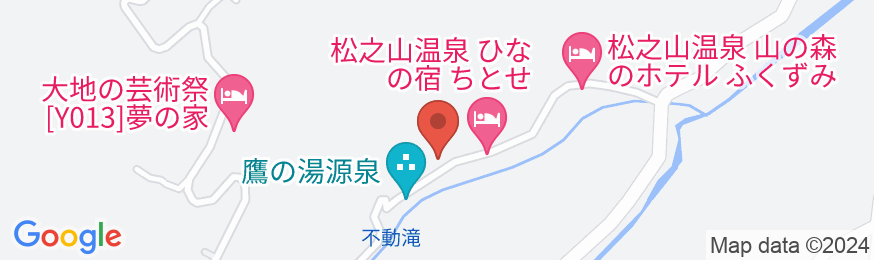 松之山温泉 民芸味の宿 白川屋の地図