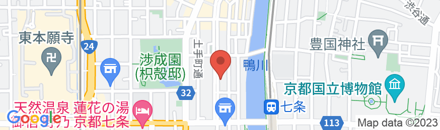 京都 高瀬川別邸の地図