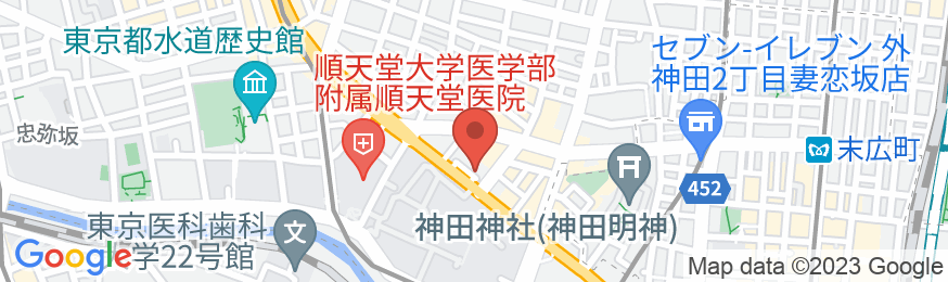 ホテル東京ガーデンパレスの地図
