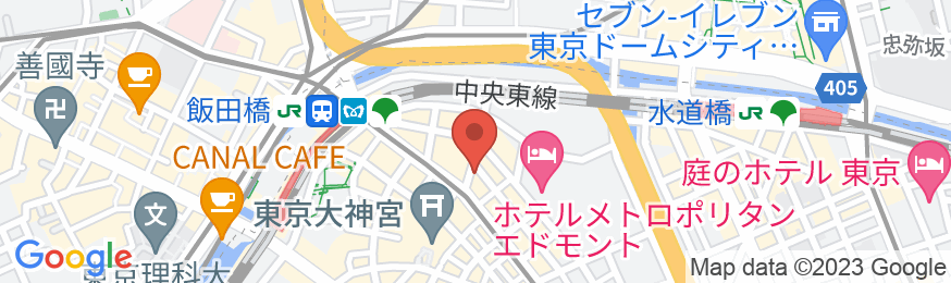 アパホテル〈飯田橋駅前〉の地図