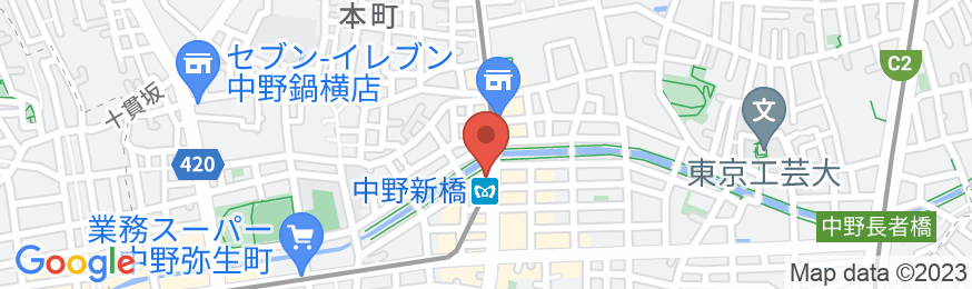東京ホステルFujiの地図