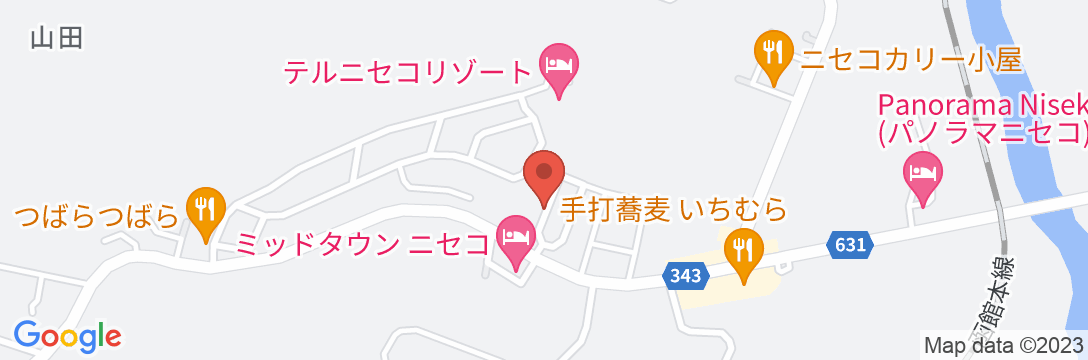 ブリスコテージ SAKURAの地図