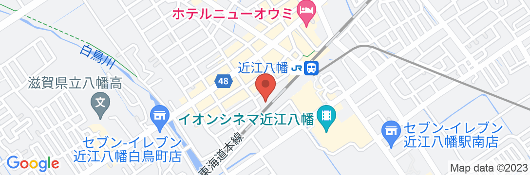 コンフォートイン近江八幡の地図