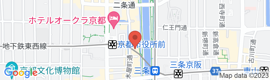 ソラリア西鉄ホテル京都プレミア 三条鴨川の地図