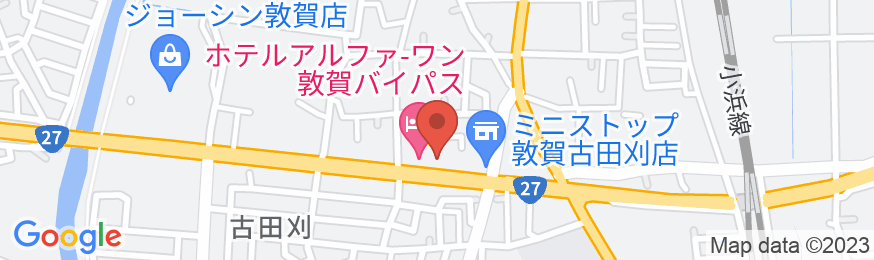 ホテルアルファーワン敦賀バイパスの地図