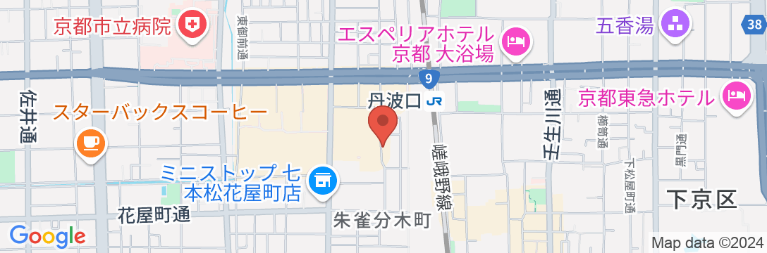 京と家 朱雀庵の地図