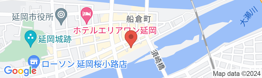 アパホテル〈宮崎延岡中央〉の地図
