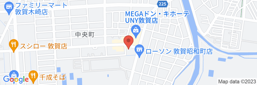 ホテルアルファーワン敦賀の地図