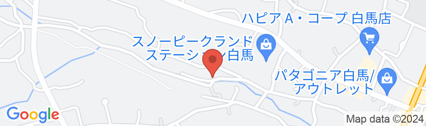 白馬姫川温泉 北アルプスを一望 ホテル白馬<長野県>の地図