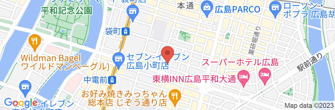 三井ガーデンホテル広島の地図